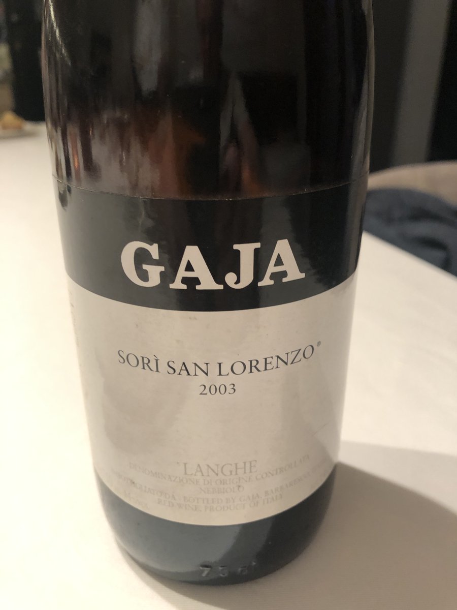 Gaja Sori San Lorenzo Langhe-Barbaresco 2003 - 95 Points