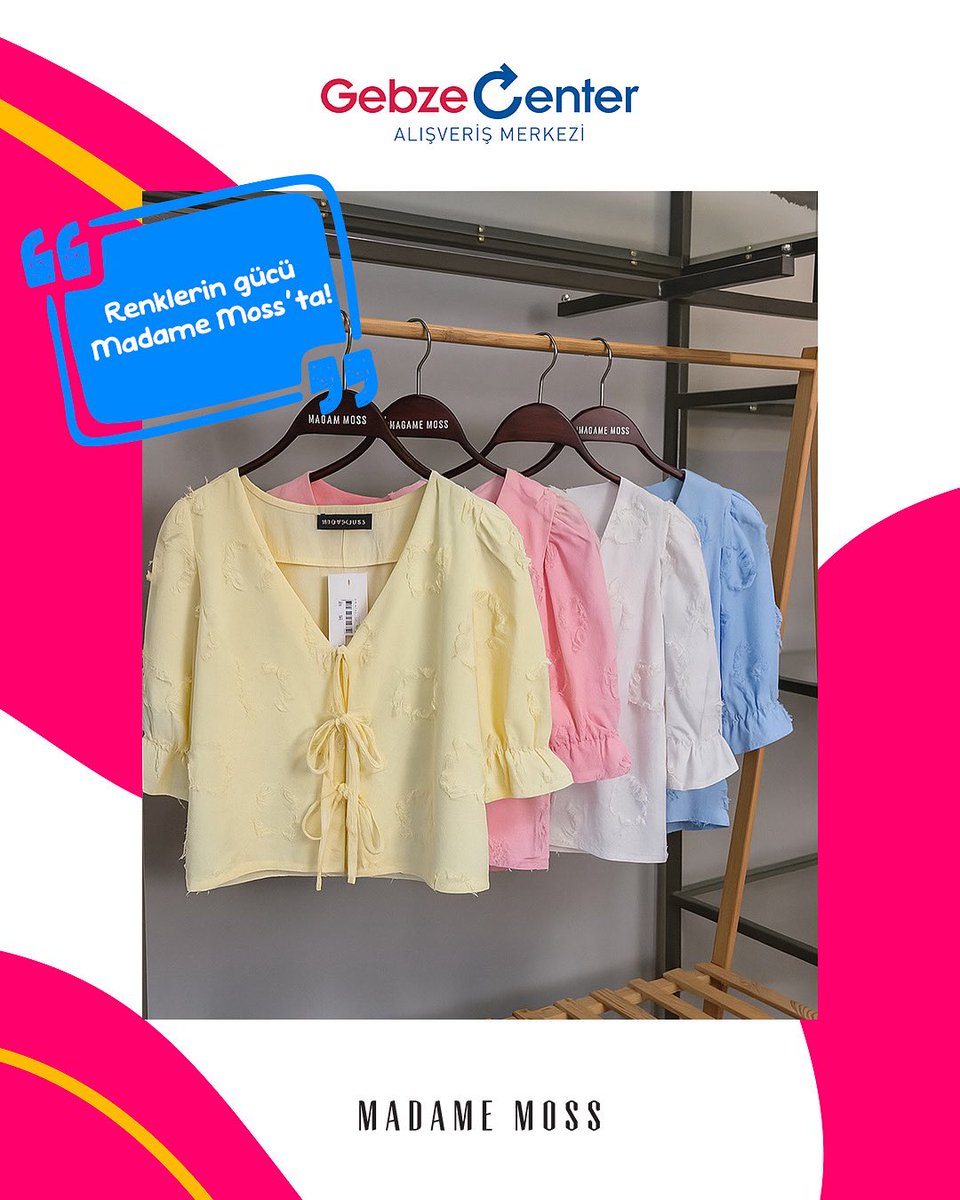 Yazın enerjisini Madame Moss ile stilinize taşıyın! 🩷🧡💙