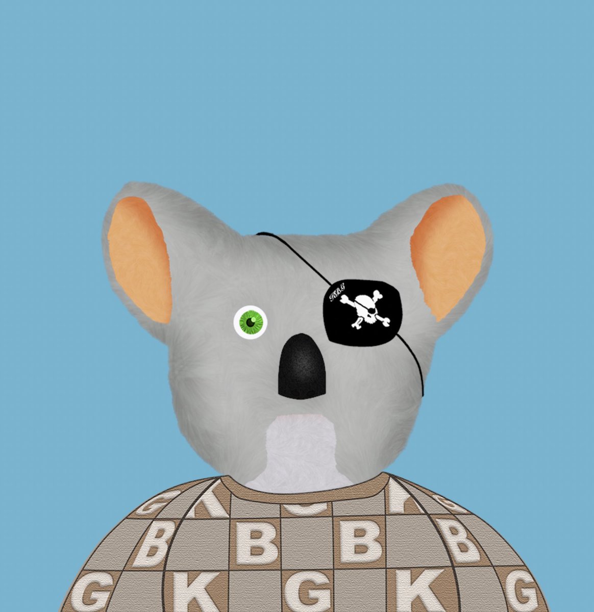 KoalaBearGang's tweet photo. Gm! ☕️🌄Meet Koala #T1007 ! 🐨 Rare trait: Eye Patch. Follow to see the final drop!
#BTC #Bitcoin #ETH #Web3 #NFTCommunity #NFTCollection #NFTdrop #Nftcollectors #NFTs #Crypto #NFT #NFTProject #KoalaBearGang https://t.co/gvJKyKrHW6