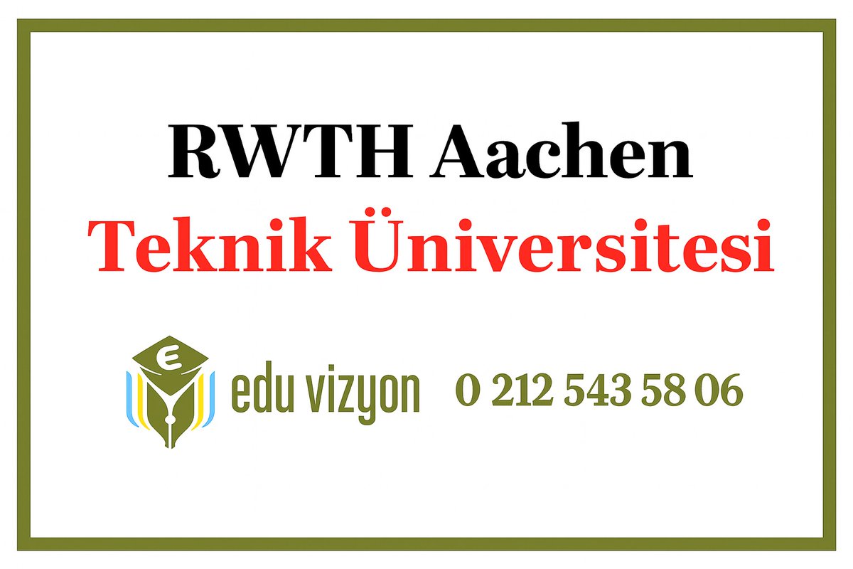 egitim_yurtdisi's tweet photo. 🎓Almanya'da Mühendislik Okumak mı İstiyorsun? 🇩🇪

RWTH Aachen Teknik Üniversitesi, dünya sıralamalarında zirveyi zorlayan, prestijli bir eğitim sunuyor! ✨ Bu rehberle hayallerine bir adım daha yaklaş: Kabul şartları, bölümleri ve fazlası hepsi bu linkte! 👇

https://t.co/mdkmxEYHVD

#RWTHTeknik #AlmanyadaEğitim #Mühendislik #Üniversite #yurtdışıeğitim