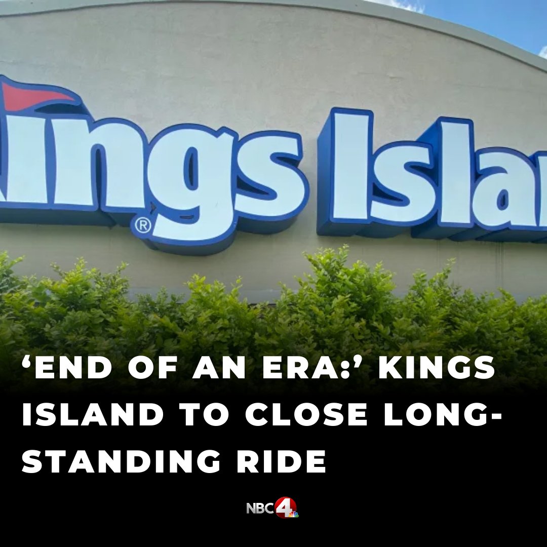 nbc4i's tweet photo. Kings Island has announced it will soon close a long-standing, fan-favorite ride to “make way for future development.” https://t.co/5UUe4AvNDP https://t.co/un9kkYCyBH