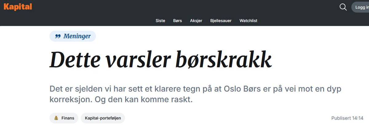 DividendExcess's tweet photo. Å Nei, ikke nå igjen, nå er vi lei.... 

Noen må ha kjøpt feil aksjer og sover dårlig. 

#ignorer https://t.co/kqTLm0IYtU