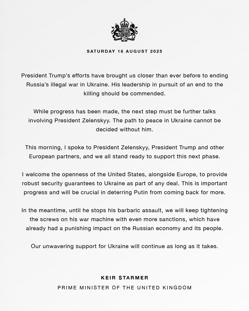 My statement on Ukraine.