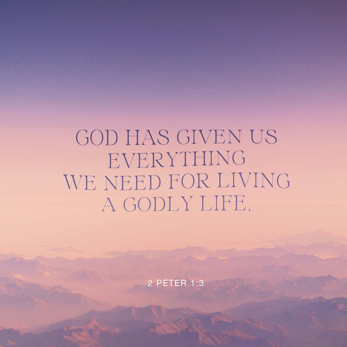 YouVersion's tweet photo. 2 Peter 1:3 https://t.co/Jzy4sCY44l