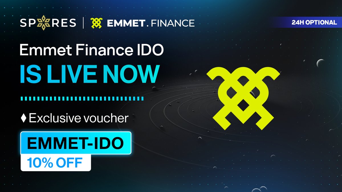 📣 𝐄𝐌𝐌𝐄𝐓 𝐅𝐈𝐍𝐀𝐍𝐂𝐄 𝐈𝐃𝐎 𝐈𝐒 𝐍𝐎𝐖 𝐋𝐈𝐕𝐄 𝐎𝐍 𝐒𝐏𝐎𝐑𝐄𝐒 𝐋𝐀𝐔𝐍𝐂𝐇𝐏𝐀𝐃 📣

Introducing <a href="/FinanceEmmet/">Emmet Finance Global</a> - a trailblazing all-in-one DeFi platform designed to redefine the decentralized financial landscape.

🎖 750,000 $EMMET has been staked
🎖 25M FDV at