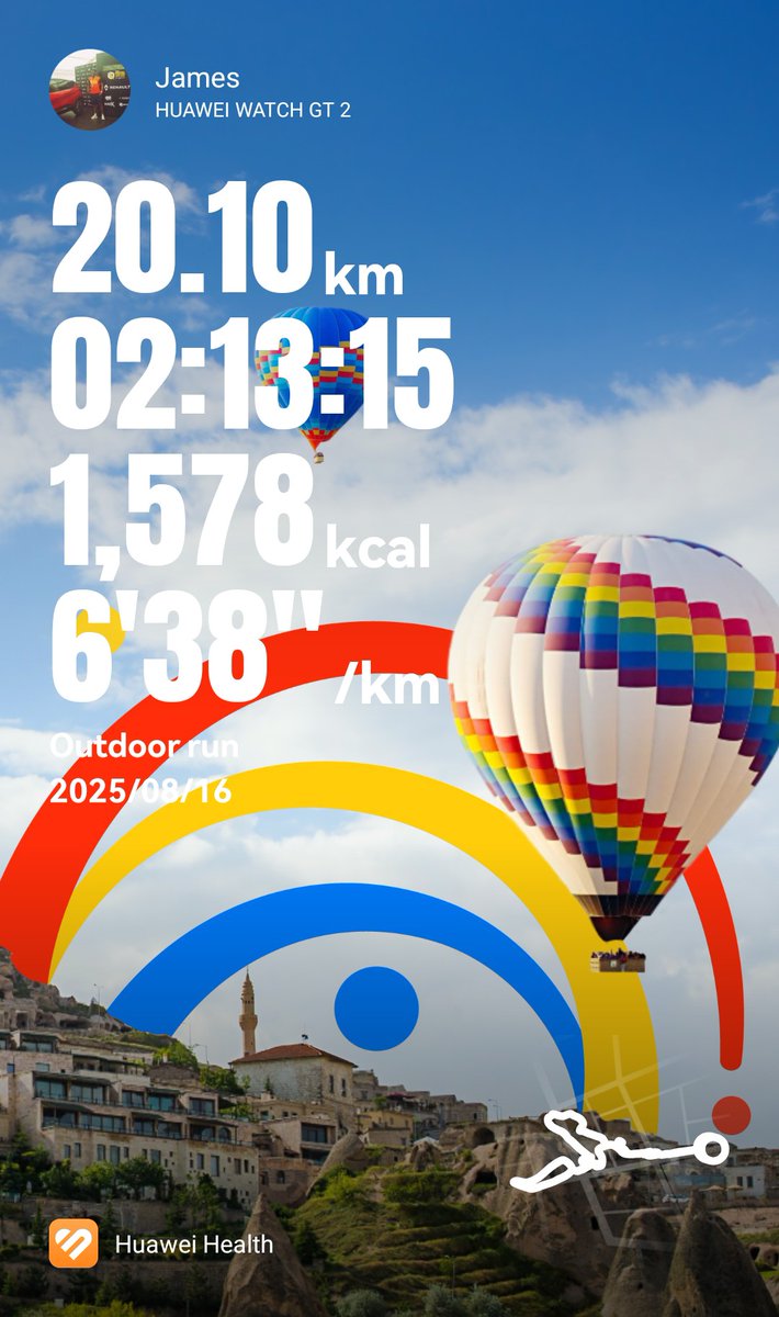 Good #run, although a little slow at the mid-point. Getting in those kilometers in preparation for the Big Half!