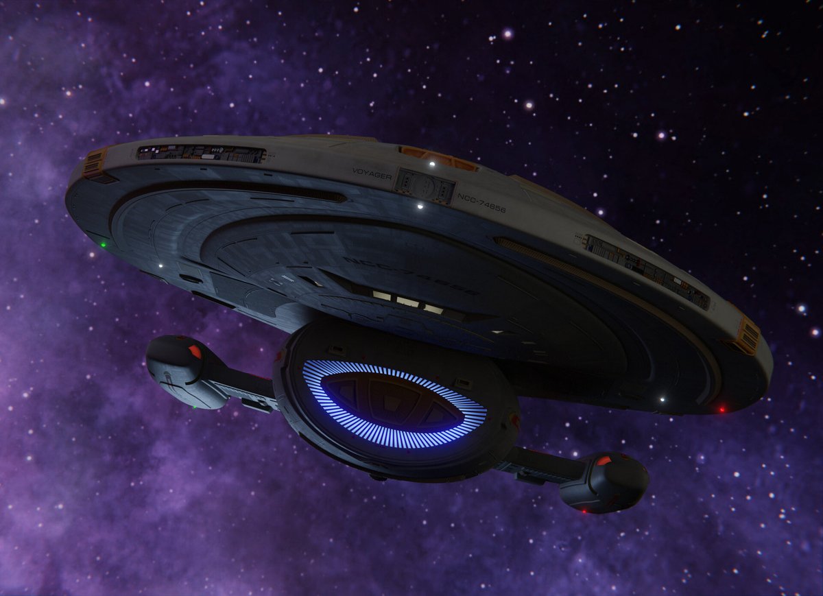 startrek_ships's tweet image. #IntrepidClass by Andrew Imbro on artstation