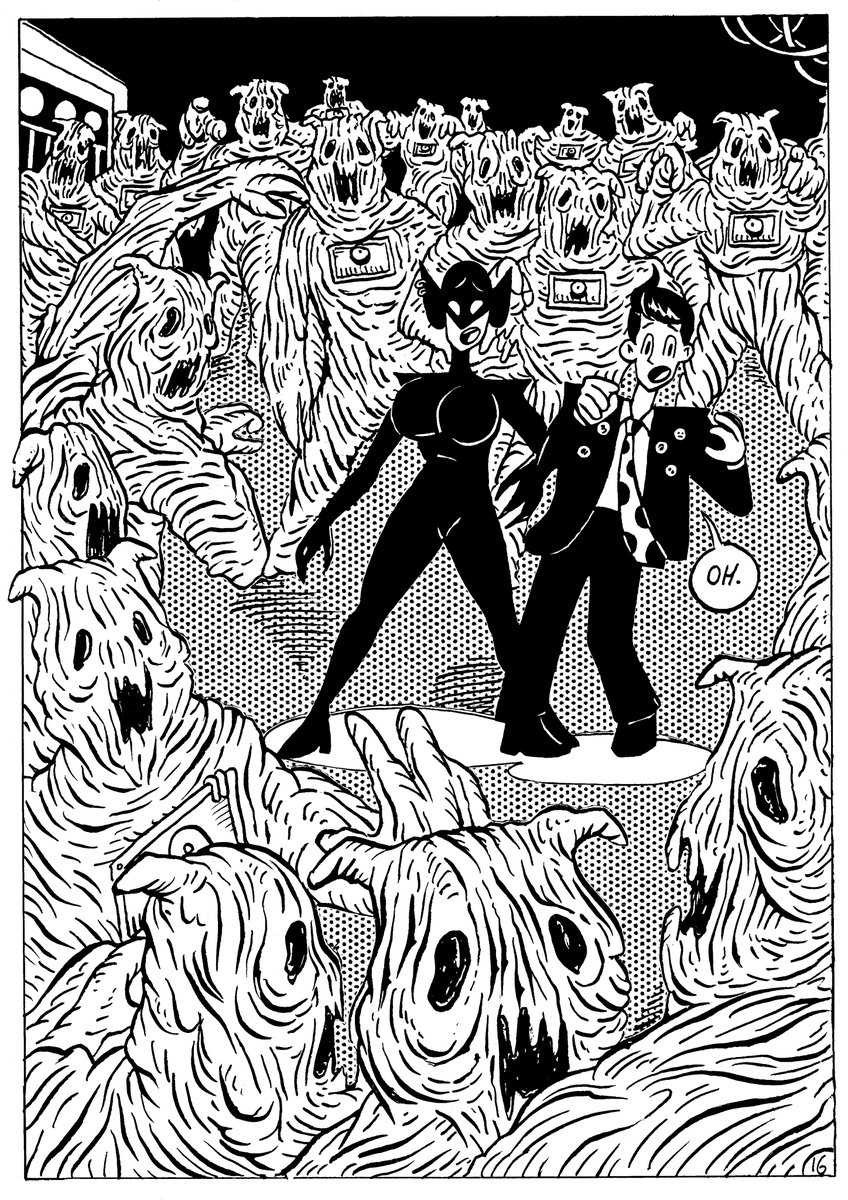 okiroweirdvisio's tweet photo. Bizarro Detective Sci-Fiction 2#: Johnny Skizz Against The Homunculus Army! Pg.16

#comics #manga #art #illustration #retro #vintage #drawing #ScienceFiction #Suspense #thriller #Superheroes https://t.co/UvskIqkSg4