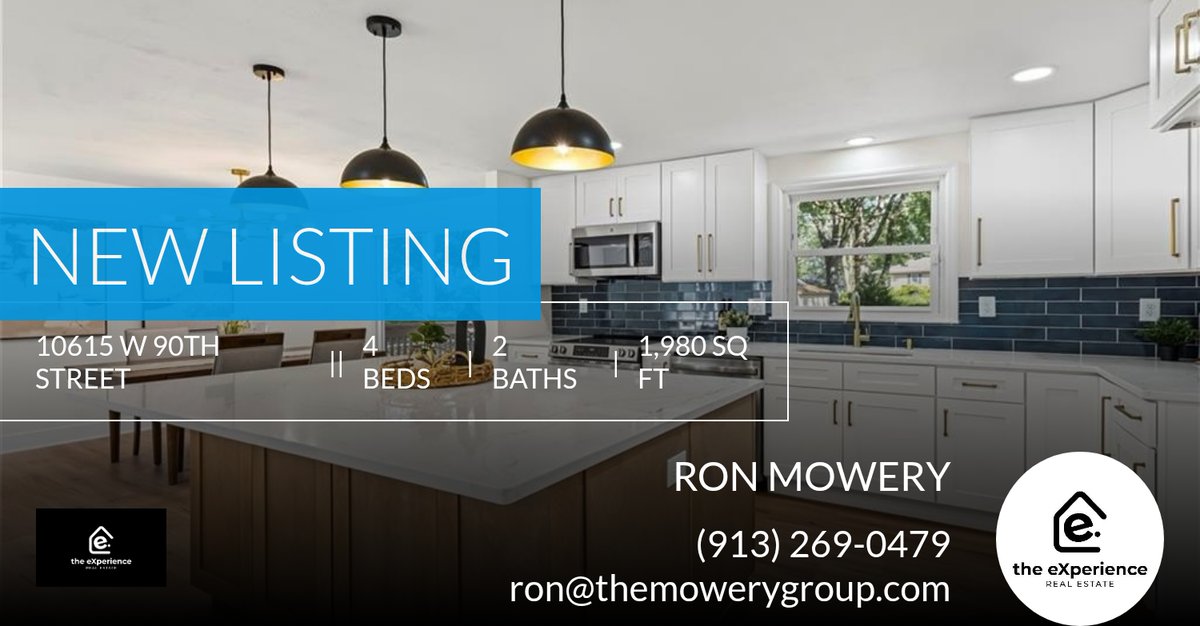 ronmowery's tweet photo. 📍 New Listing 📍 Take a look at this fantastic new property that just hit the market located at 10615 W 90th Street in Overland Park. Reach out here or at (913) 269-0479 for more information https://t.co/1pxGrtW58g https://t.co/SxQKYrRNBD