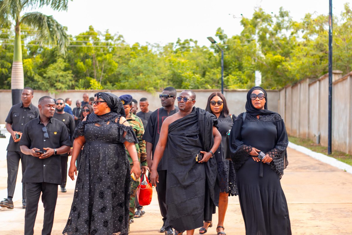 Yesterday,I was present at the Black Star Square to bid my final farewell to our beloved fallen heroes.Although death has its own meaning,my relationship with some of them may have come to an abrupt and tragic end but their memories will forever live in my heart! 
#Ghanamourns