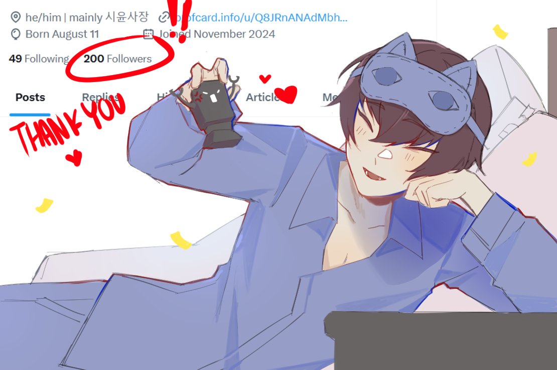 today i woke up to find out i have reached a milestone!
thank you so much! please look forward to my future works! 🥳