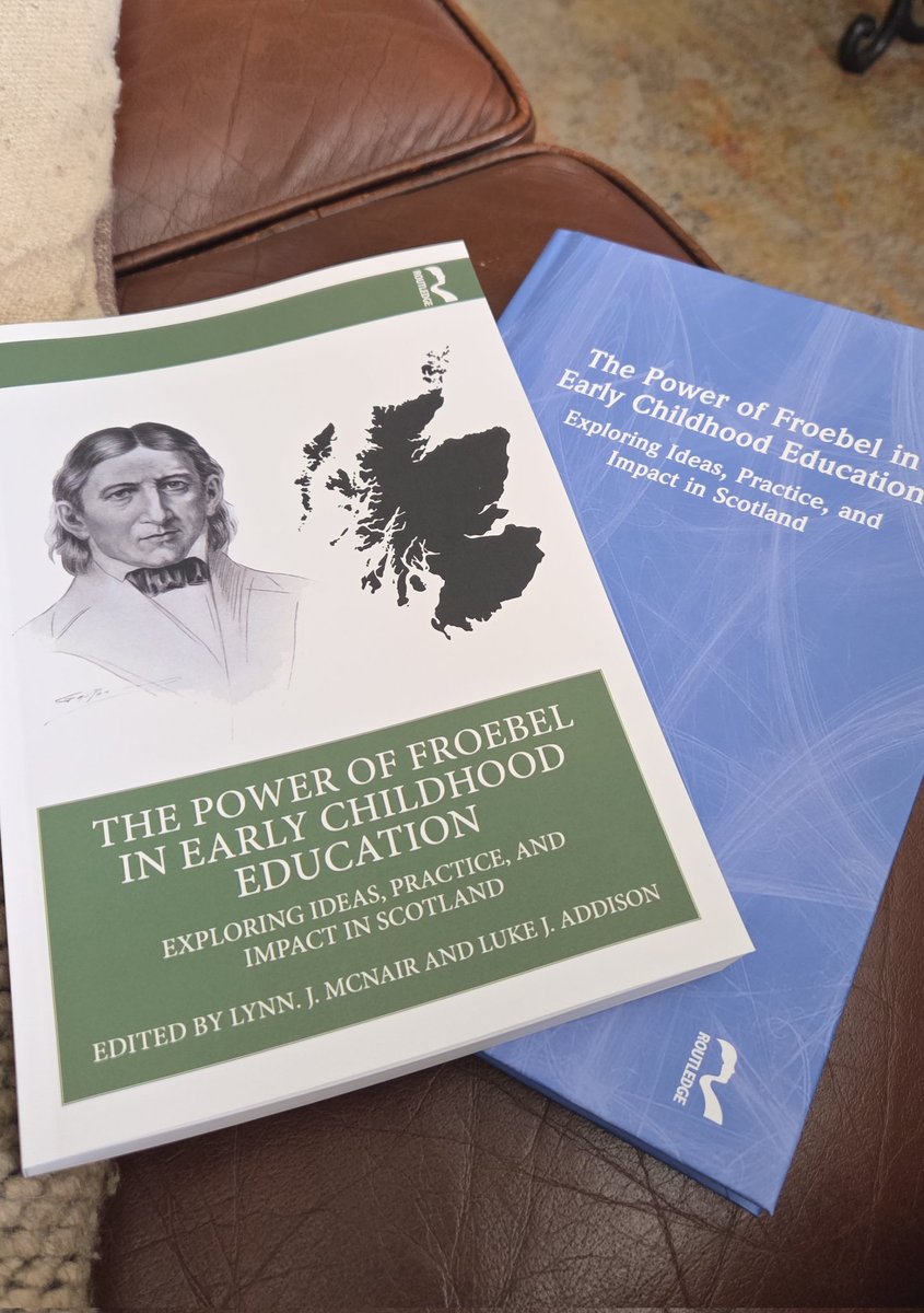 Our new book! 'The Power of Froebel in Early Childhood Education: Exploring Ideas, Practice, and Impact in Scotland'. 

To get a copy with 20% off, use discount code 25AFLY3 here - routledge.com/9781032916392

An honour to help pull together this rich work from great authors!