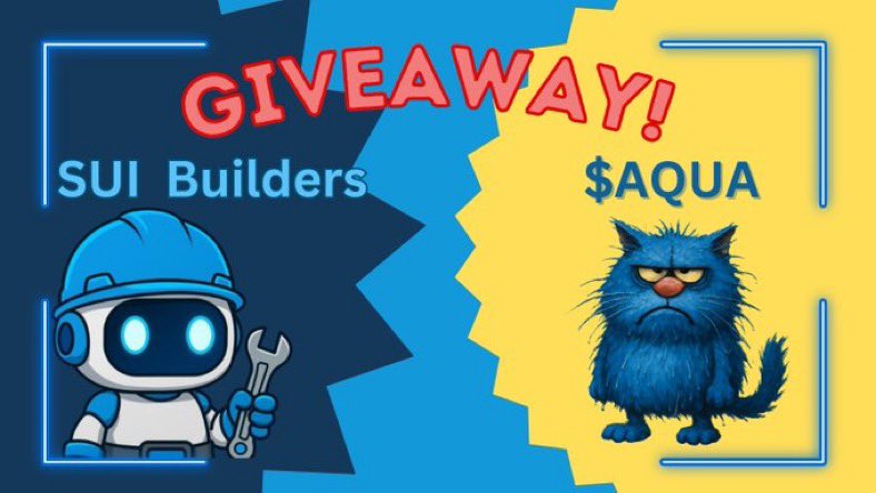 Sui Builders (@suibuilders) on Twitter photo π§π¨ SUI Builders x Aqua Cat Giveaway π¨π§
The wait is almost over! To celebrate the upcoming launch of $AQUA, weβre dropping $25 $SUI to one lucky degen ππ₯
Want in? Hereβs how:
1οΈβ£ Follow <a href="/SuiBuilders/">Sui Builders</a> + <a href="/AQUA_on_SUI/">$AQUA</a>
2οΈβ£ β€οΈand π
3οΈβ£ Tag 3 frens β‘
β³ Only 48H to enter!
π π§π¨ SUI Builders x Aqua Cat Giveaway π¨π§
The wait is almost over! To celebrate the upcoming launch of $AQUA, weβre dropping $25 $SUI to one lucky degen ππ₯
Want in? Hereβs how:
1οΈβ£ Follow <a href="/SuiBuilders/">Sui Builders</a> + <a href="/AQUA_on_SUI/">$AQUA</a>
2οΈβ£ β€οΈand π
3οΈβ£ Tag 3 frens β‘
β³ Only 48H to enter!
π
