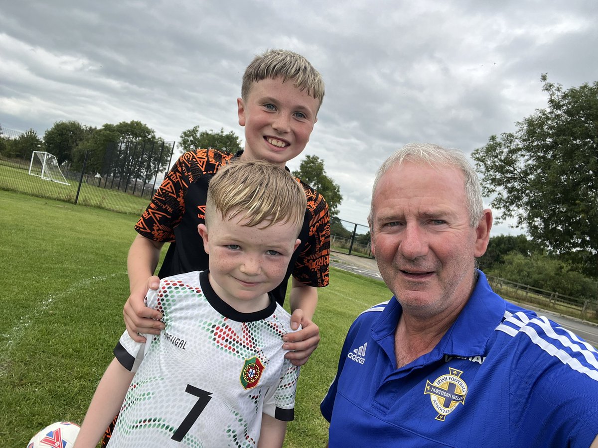 Newest recruit! 
What a baller we have! ⚽️ 
Left footer too! 
#WeeMuscles #Hunter #LeftFootWand 
DM.