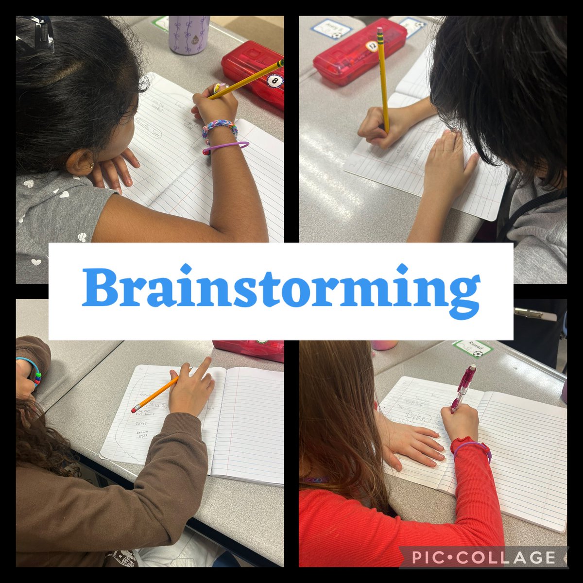 Friends in <a href="/CME3rdGrade/">CME 3rd Grade</a> launched into writing by brainstorming on a topic they are experts in: THEMSELVES! This was a fun way to learn about our classmates! <a href="/CME_Tigers/">Colony Meadows</a> <a href="/stephanie_viado/">Stephanie Viado</a> <a href="/MrMackAP/">Charlie Mackay, M.Ed.</a>