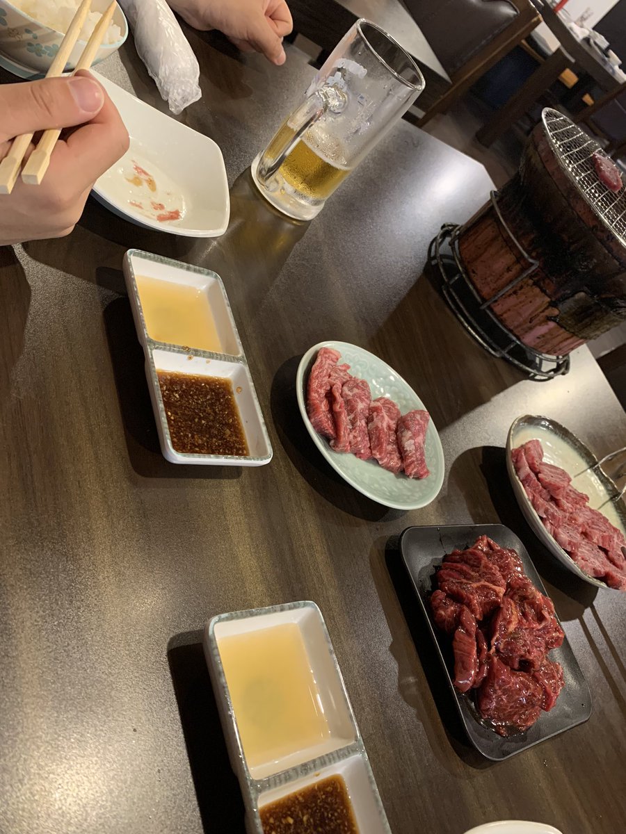 Tc103584's tweet image. #青梅市
#焼肉青梅
青梅駅最寄りの焼肉屋さん「焼肉青梅」での夕飯。
グルメ情報みたいな文才ないし、あれこれ書いてもしょうがないので、これだけ書いておきます。

「美味しかった😋」

一応は予約制みたいですが、そんなにハードル高くないですよ！
