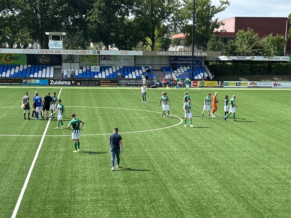 Opstelling van vandaag: Max, Danson, Eddy, Aine, Robert R, Robert S., Jason, Daan, Rowan, Tristan en Juules.