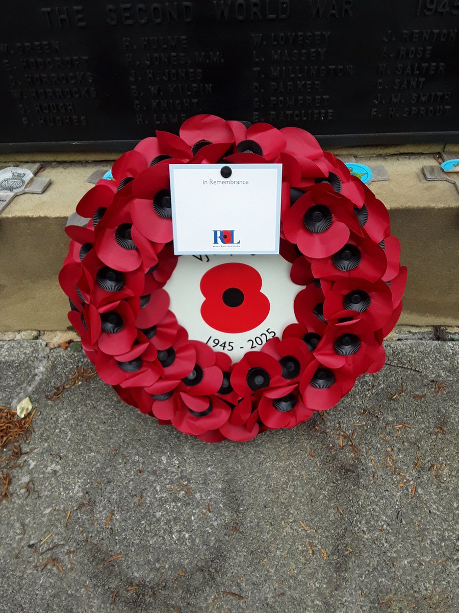 VJ Day commemoration this morning at St Wilfrid's Church followed by laying a wreath at the Northenden Memorial.
<a href="/MCCWythenshawe/">MCC Wythenshawe</a> 
#britishlegion
#VJDay80 
<a href="/LordMayorOfMcr/">Councillor Carmine Grimshaw</a>