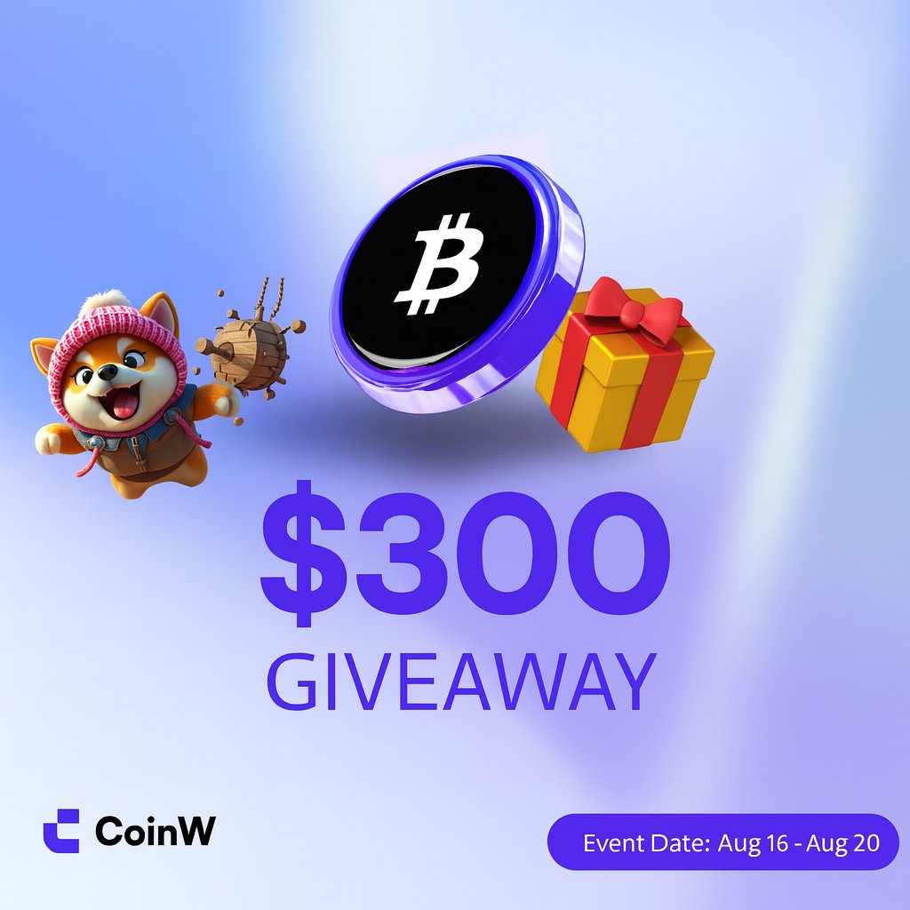 @CoinWAfrica_Official (@coinw_africa) on Twitter photo 🚨 $300 GIVEAWAY 🚨
🎉 We’re giving away $300 in crypto rewards
🔹 5 winners will split $50 USDT
🔹 5 winners will share $250 in futures bonuses
How to enter
1️⃣ Follow <a href="/CoinW_Africa/">CoinW Africa</a>
2️⃣ ❤️ Like + 🔁 Retweet this post
3️⃣ 👯 Tag 3 friends in the comments
📅 Event: Aug 16 to 20 🚨 $300 GIVEAWAY 🚨
🎉 We’re giving away $300 in crypto rewards
🔹 5 winners will split $50 USDT
🔹 5 winners will share $250 in futures bonuses
How to enter
1️⃣ Follow <a href="/CoinW_Africa/">CoinW Africa</a>
2️⃣ ❤️ Like + 🔁 Retweet this post
3️⃣ 👯 Tag 3 friends in the comments
📅 Event: Aug 16 to 20