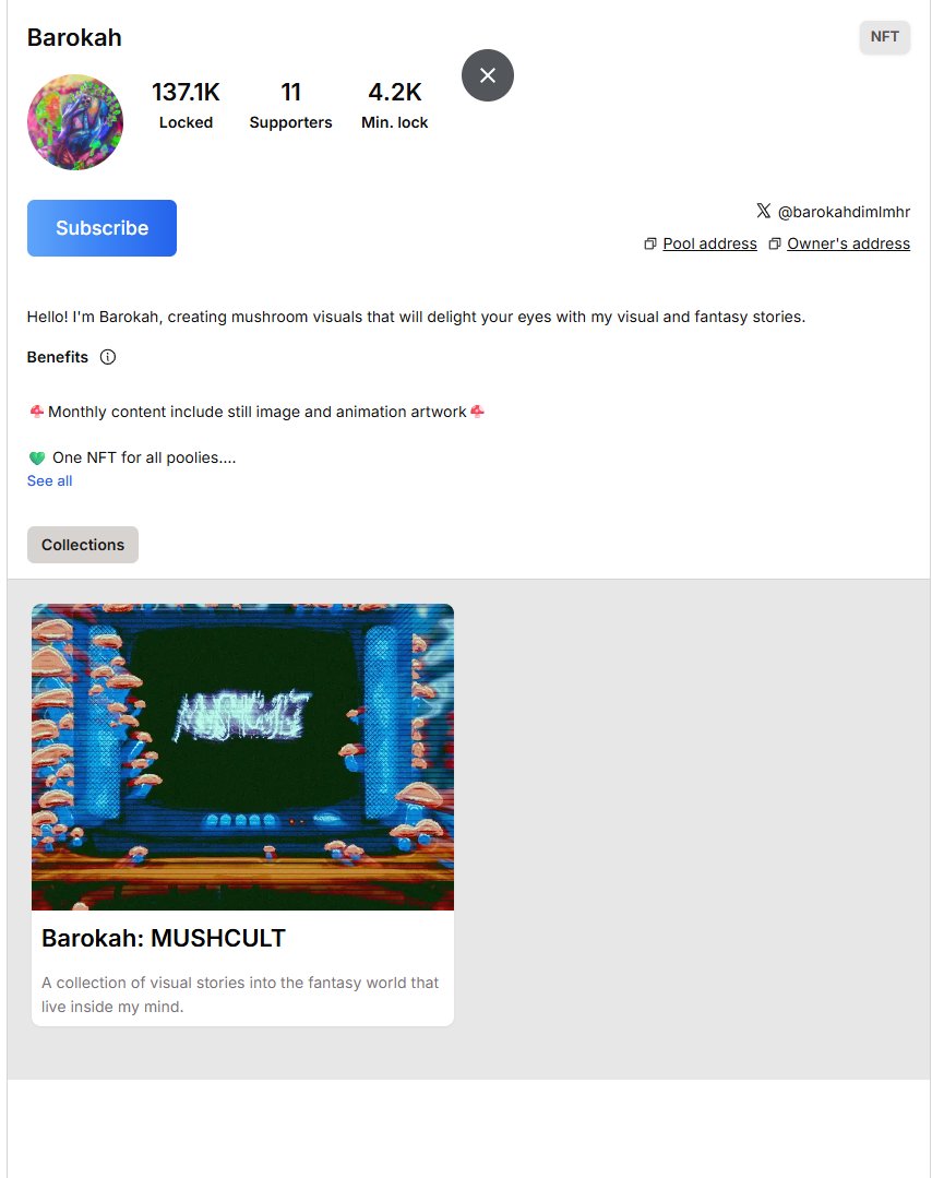 Barokah (@barokahdimlmhr) on Twitter photo Thank you for Supporters are still patiently waiting and supporting me, tomorrow is the day is the day my genesis drop on <a href="/AccessProtocol/">Access Protocol</a> πβ€οΈππ
For those who haven't subscribed yet, still have a chance to get these works before tomorrow.
Join my pool: hub.accessprotocol.co/en/creators/baβ¦ Thank you for Supporters are still patiently waiting and supporting me, tomorrow is the day is the day my genesis drop on <a href="/AccessProtocol/">Access Protocol</a> πβ€οΈππ
For those who haven't subscribed yet, still have a chance to get these works before tomorrow.
Join my pool: hub.accessprotocol.co/en/creators/baβ¦