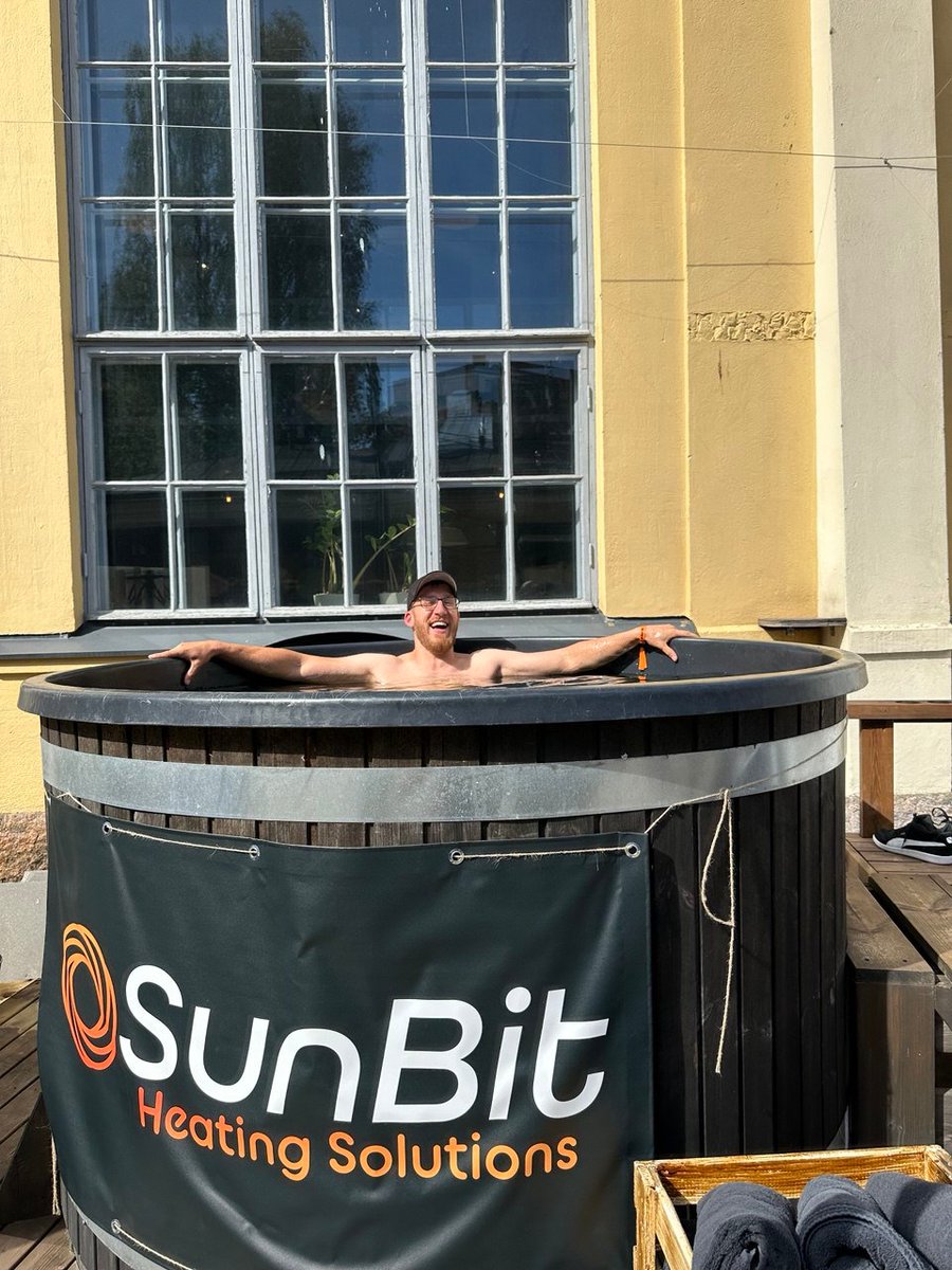 Plebstyle | Steel Titanium Wallet (@pleb_style) on Twitter photo Hot tub heated by Bitcoin miners from Sunbit at <a href="/btchelevent/">₿TCHEL2025 🇫🇮</a> 🇫🇮🛁
Temperature: 40C, but feels like freedom Hot tub heated by Bitcoin miners from Sunbit at <a href="/btchelevent/">₿TCHEL2025 🇫🇮</a> 🇫🇮🛁
Temperature: 40C, but feels like freedom