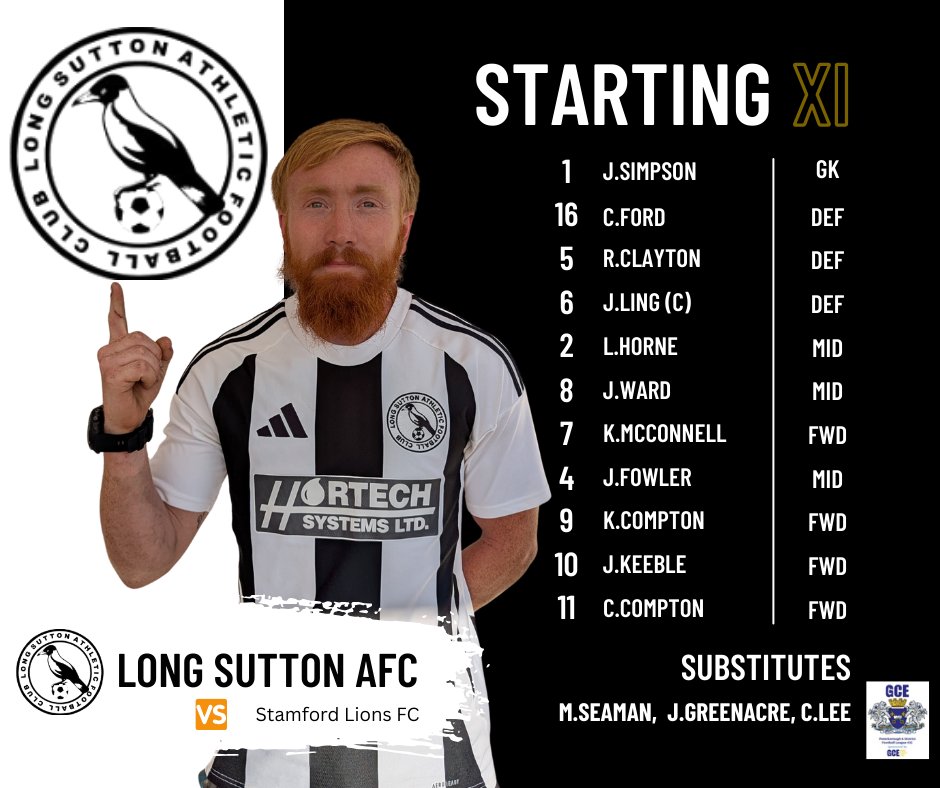Lsafc84's tweet photo. With just under 30 minutes until kick off, here's today's squad to face Stamford Lions FC ⬇️
#longsutton #longsuttonafc #Magpies https://t.co/RKPkepX7pf