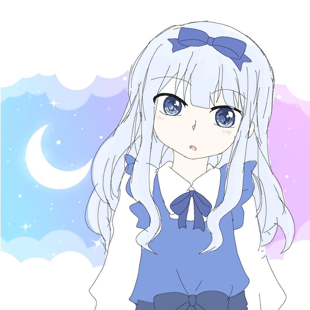 piyoman_panda's tweet photo. ココアさんお借りして描かせていただきました✨パッツン前髪とリボンが可愛くて描くのが楽しかったです🌸
#きまぐれよその子ワンドロイラスト https://t.co/gJ0BHq1QUX