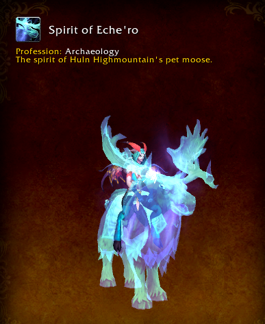 Finally got my hands on Spirit of Eche'ro :) for a quest that only comes along once every 6 months for 1 week... honestly was not that hard... tedious yes.. but after 3.5hrs of surveying while watching Marvel Movies... really the time flew by ^_^ #Warcraft #MountCollector