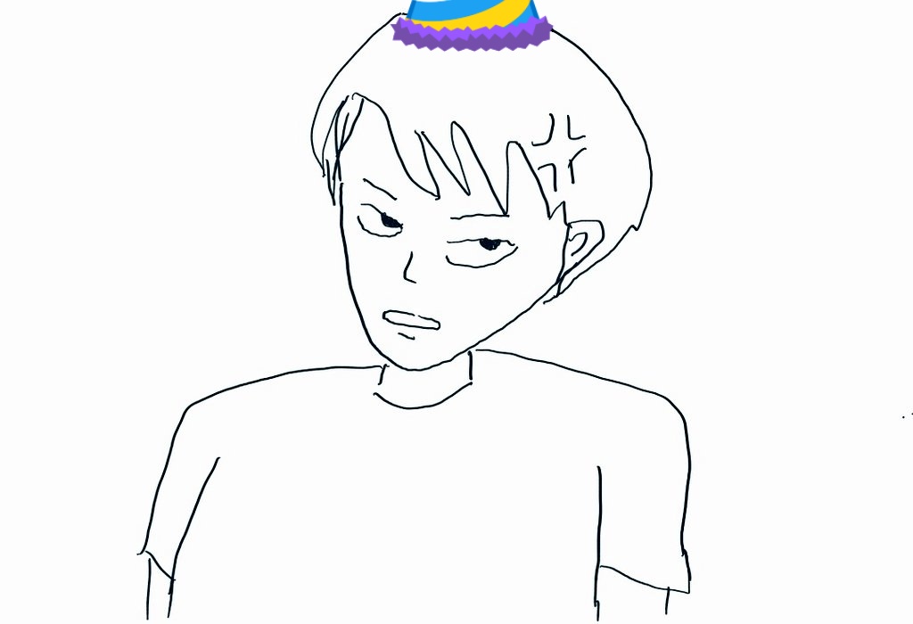 윤수 생일~~~~🎊
그림을 올리고 싶지만 제가 요즘 그림 그릴 수 있는 상태가 아니어가지구..😅 
친구가 그린 윤수로 대체하겠슴니다(작중 채아가 그린 윤수 그림 중 탈락한 버전입니다) 
아직까지 기억해 주시고 언급해 주셔서 감사합니다😘😘