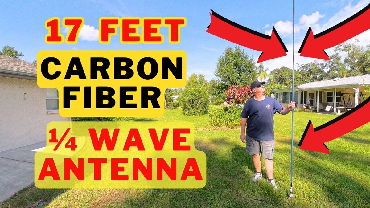 You heard me, I said "Carbon Fiber Antenna"
youtu.be/FTh7spFy4xM