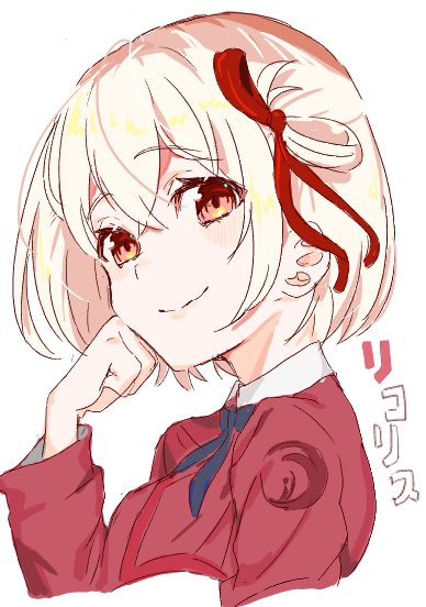 YUME_Blume's tweet photo. 絵チャなるもので描いた子3
 #リコリコ #千束 https://t.co/cmTXR3muB7