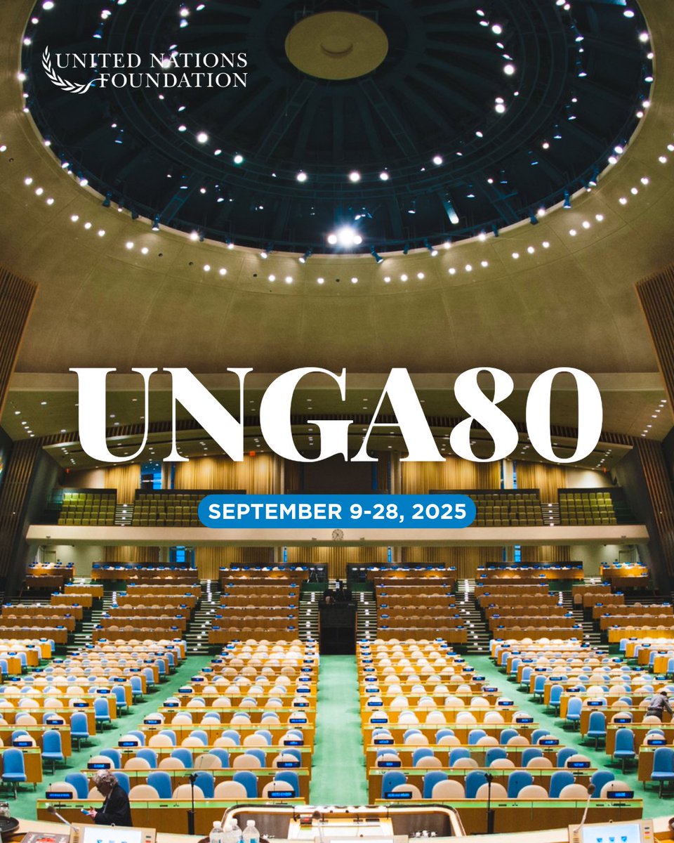 The countdown to #UNGA80 is officially on!

Consider this your source for updates, insights, and more: bit.ly/46LCQXp