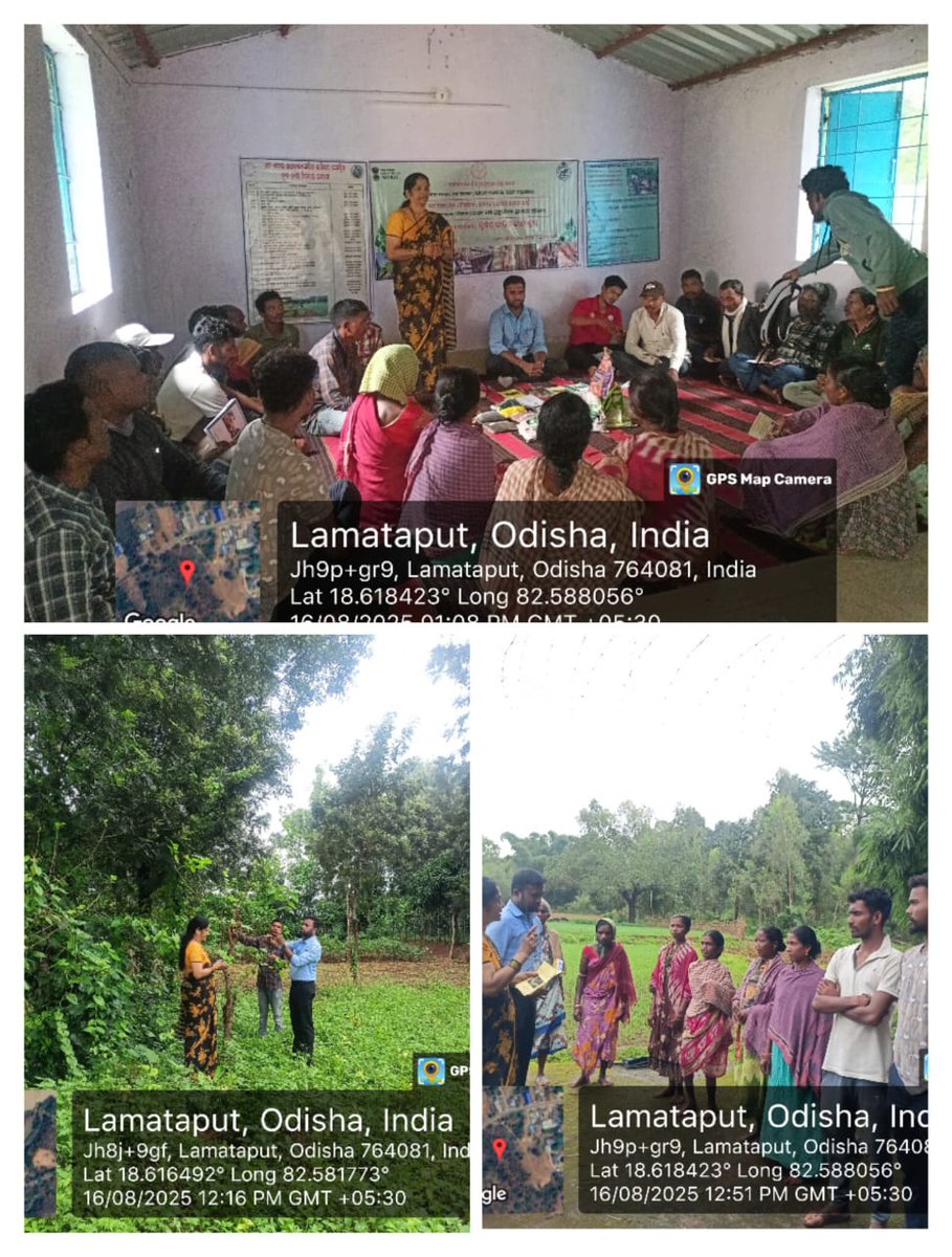 CsrtiBerhampore's tweet photo. The program also highlighted government schemes and subsidies supporting sericulture. Despite heavy rains, the event concluded successfully with the wholehearted support of the villagers. #MRMA #CSB #CSRTIBerhampur #TOT #MOT #RSRS https://t.co/N9EmxJThrR