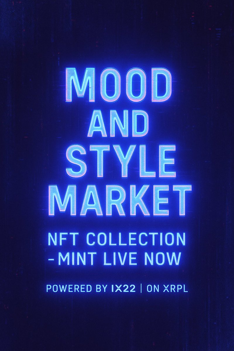isoix22's tweet photo. 🚀 C’est en ligne !
La nouvelle collection NFT Mood and Style Market est disponible au mint 🔥

🎨 Des humeurs & styles uniques
💎 Propulsé par IX22 sur XRPL
⚡ Supply limitée – ne rate pas ta chance !

👉 Mint le tien maintenant sur XRP Café :
🔗 https://t.co/lcfkKPQf3j

#IX22 #MoodAndStyleMarket #NFT