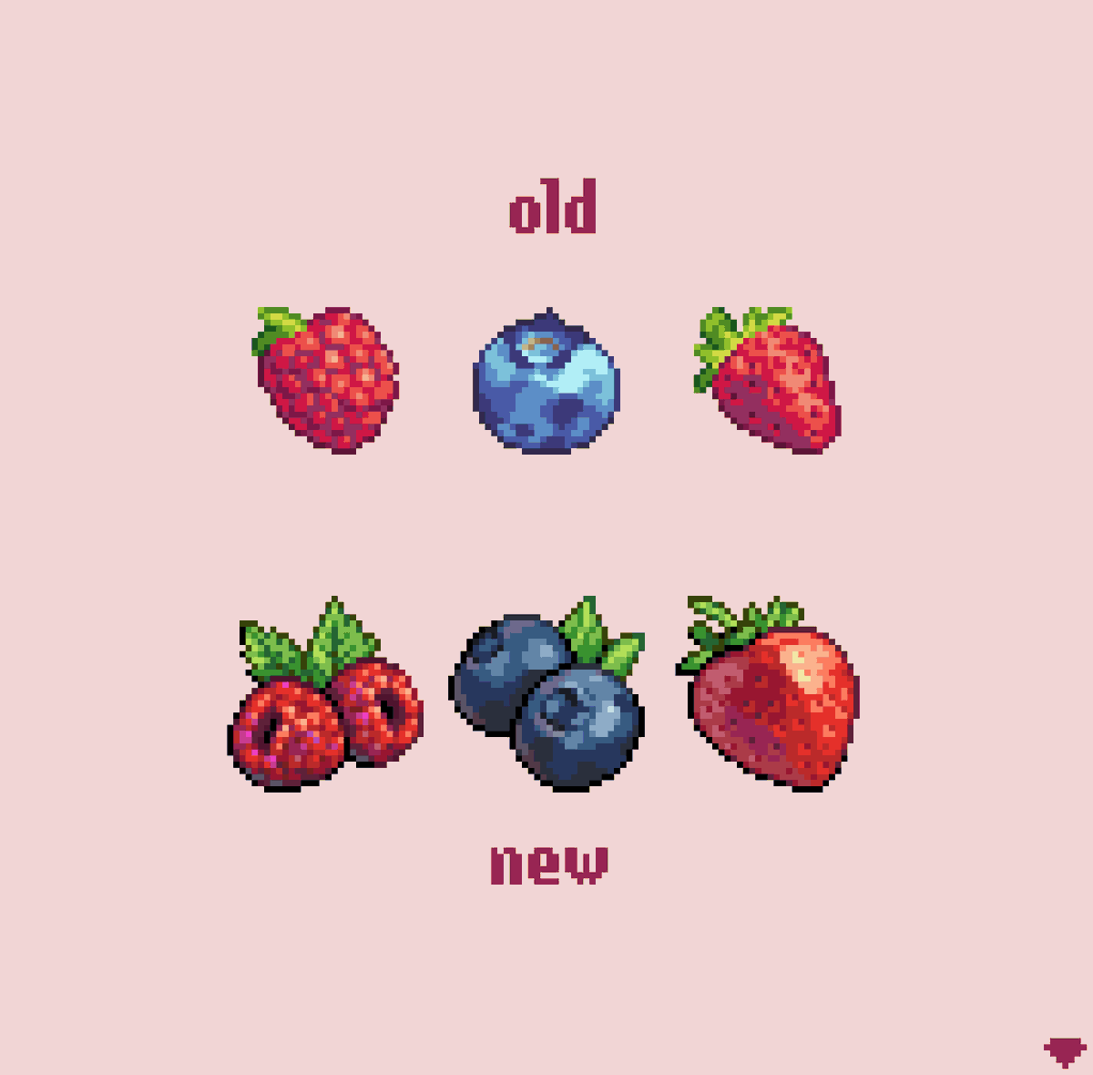 mirrutatep's tweet photo. I love redrawing old icons

Which one had the biggest glow-up?

#pixelart https://t.co/XrWUHUL8QK
