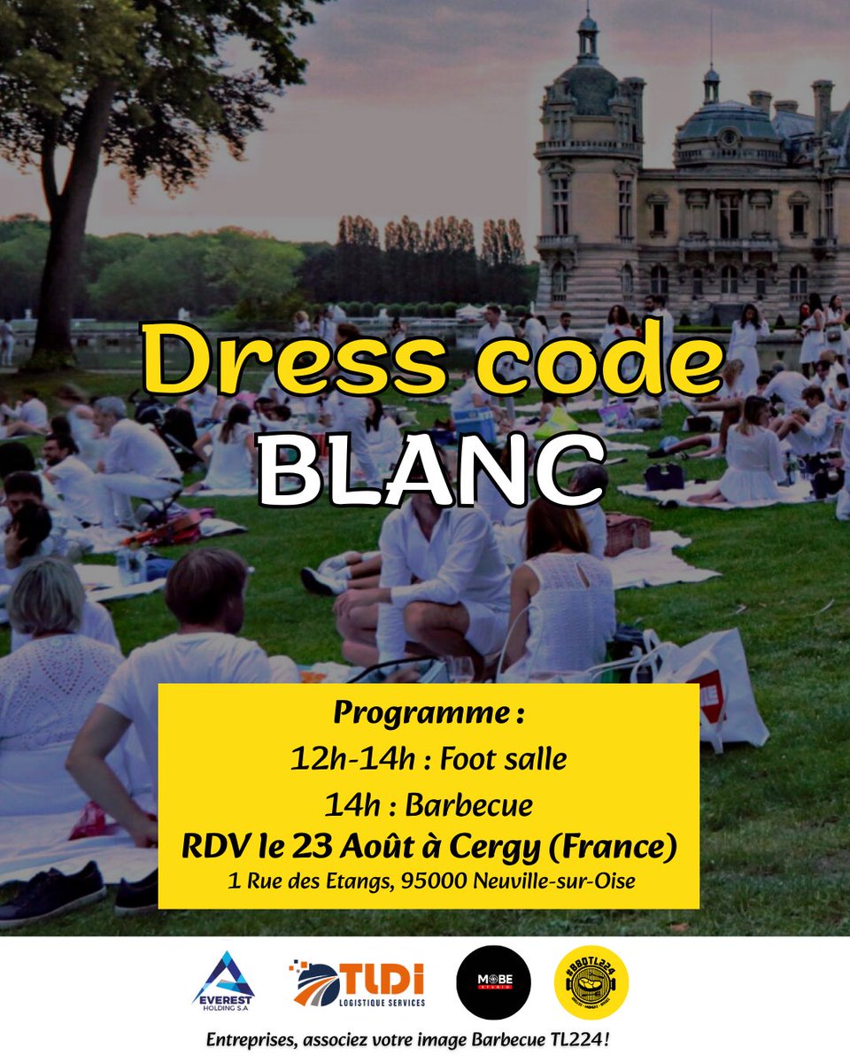 Faisons mieux les choses⌛️
Dress code BLANC 🤍