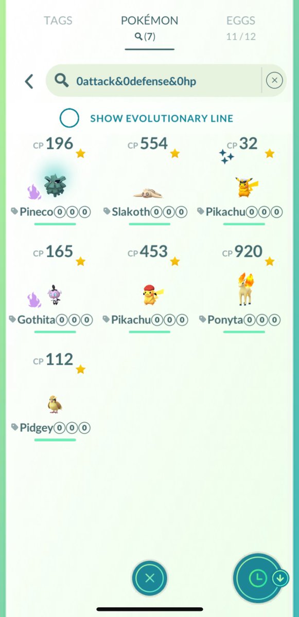 dj_higuma's tweet image. I caught a ⓪⓪⓪ #nundo shadow #Pineco in #PokemonGo! Gotta catch 'em all!