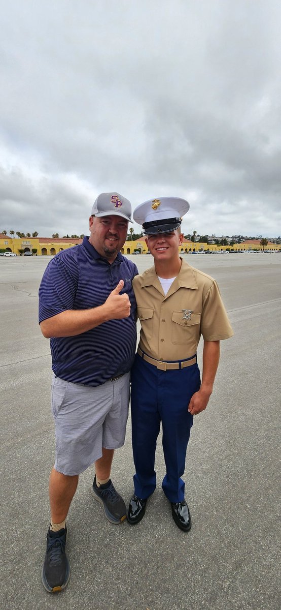ahafermann10's tweet photo. Congrats on becoming a Marine Zack! This was a great experience to be in San Diego for your graduation! https://t.co/7yoYyIofoc