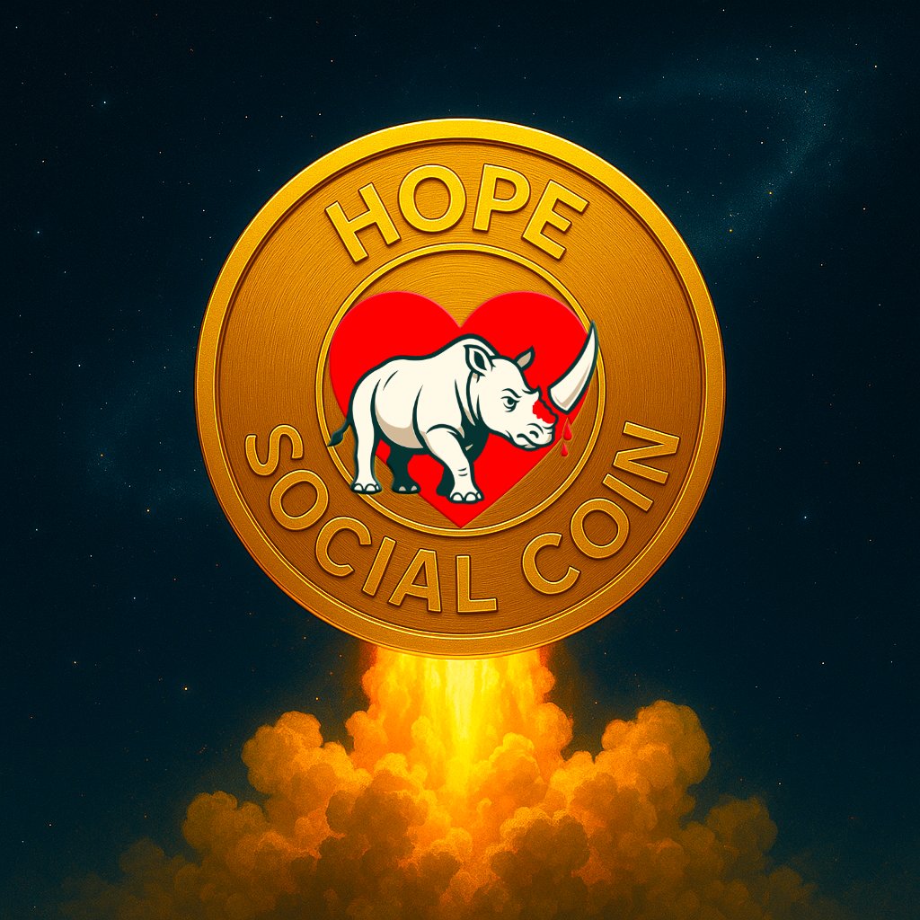 kap98k's tweet photo. 🚀 HOPE is taking off!

From pledges to wallets, from rhinos to the blockchain the movement is unstoppable.

Join us, fuel the mission, and watch HOPE rise.

🔗 Mint Address: 35GHS5aN5DHwYuLMfc6a9QQmBbQQQSVLj1SKBdXtFnFg

#HopeToken #CryptoForGood #RhinoRescue #TributeToHope #HopeSocialCoin #SaveRhinos #KeepTheFaith