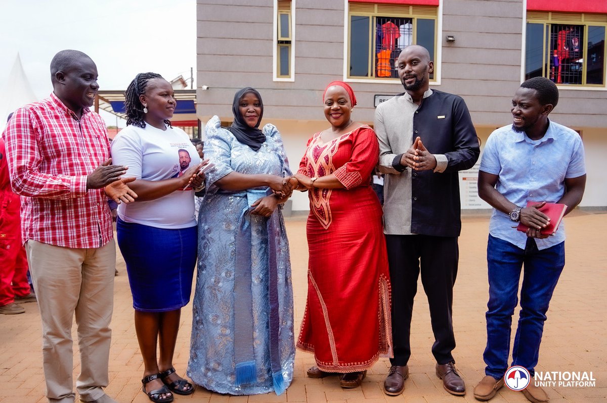 The smiles on <a href="/ShamimMalende/">Shamim Malende</a> <a href="/ZahrahLuyirika/">Rt Hon Maala Zahrah Luyirika</a> tells supporters on both sides die in your movie but NUP is bigger than anyone