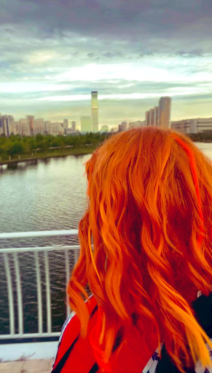 Tina_Liasi's tweet image. Hello from ☁️ Astana 🇰🇿!!!! #Kazakstan #astana #summer #august #rainbowtour #luxury #life #orangehair #tinaliasi