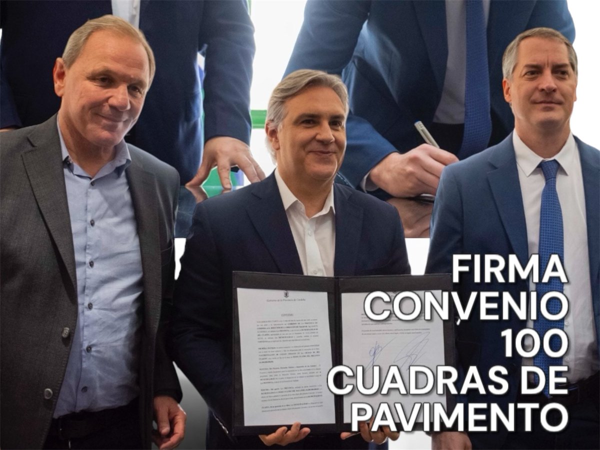 📍 Semana AGTech 2025 en Río Cuarto
Una vez más, tuvimos el honor de recibir al gobernador <a href="/MartinLlaryora/">Martín Llaryora</a> en un evento que posiciona a nuestra ciudad como referente internacional en tecnología aplicada al agro.