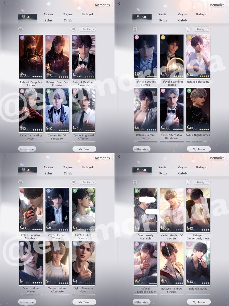 enamorrada's tweet photo. WTS LADS STARTER ACC

20 SSR incl dupe (4 Limited)

Wedding card Rafayel R1, Zayne R0, Xavier R0, Sylus R0

Abysswalker 2/2, Relentless Conqueror 1/2

13.2k dias, 9.7k choco, 60 lunar

still farmable yaa AC, Orbit, etc belum kesentuh sama sekali

DM for price 🫶 #warunglads https://t.co/UzghV2yQbd
