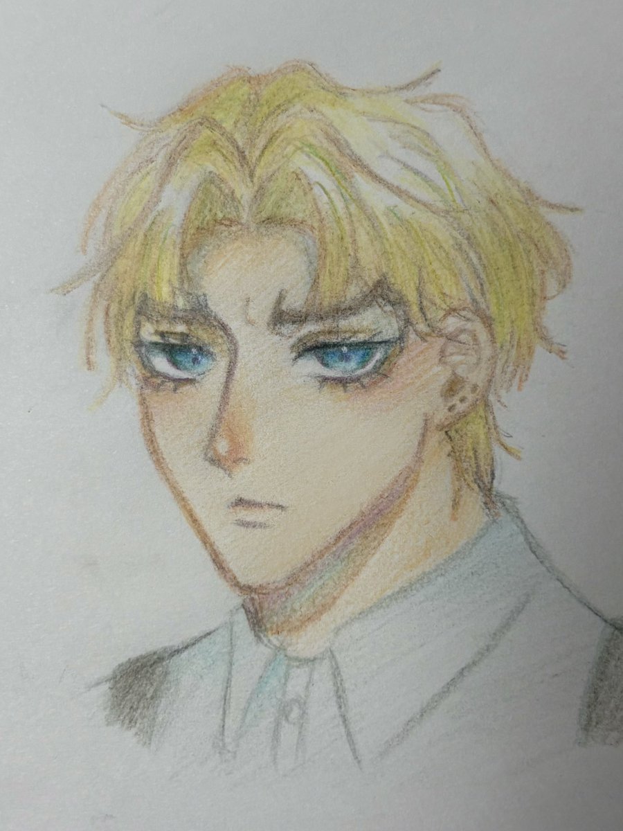 絵を描いてなさすぎて授業中のらくがきしか載せるものがないです。