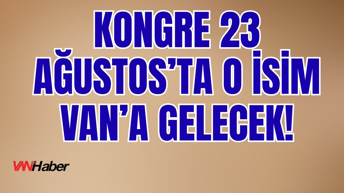 Van65Haber (@van65haber) on Twitter photo O İsim Van’a Geliyor! Kongre Heyecanı 23 Ağustos’ta
van65haber.com/saadet-partisi…
<a href="/SaadetPartisi/">Saadet Partisi</a> <a href="/SaadetVan/">Saadet Partisi Van #İnsancaYaşam</a> <a href="/ozayilhan/">Özay İLHAN</a> O İsim Van’a Geliyor! Kongre Heyecanı 23 Ağustos’ta
van65haber.com/saadet-partisi…
<a href="/SaadetPartisi/">Saadet Partisi</a> <a href="/SaadetVan/">Saadet Partisi Van #İnsancaYaşam</a> <a href="/ozayilhan/">Özay İLHAN</a>