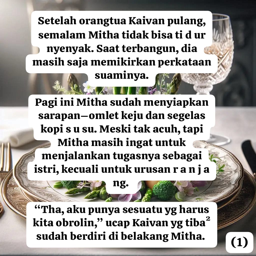 KezaFelice's tweet photo. Judul: TETAP MENIKAH ATAU BERPISAH
Penulis: KEZA FELICE
Baca selengkapnya di aplikasi KBM App

#kbmapp #novelonline #penulis #penulisnovel #Alaska #BABYMONSTER #BrylnnAshleyOgle #c https://t.co/obX4ibBKdR