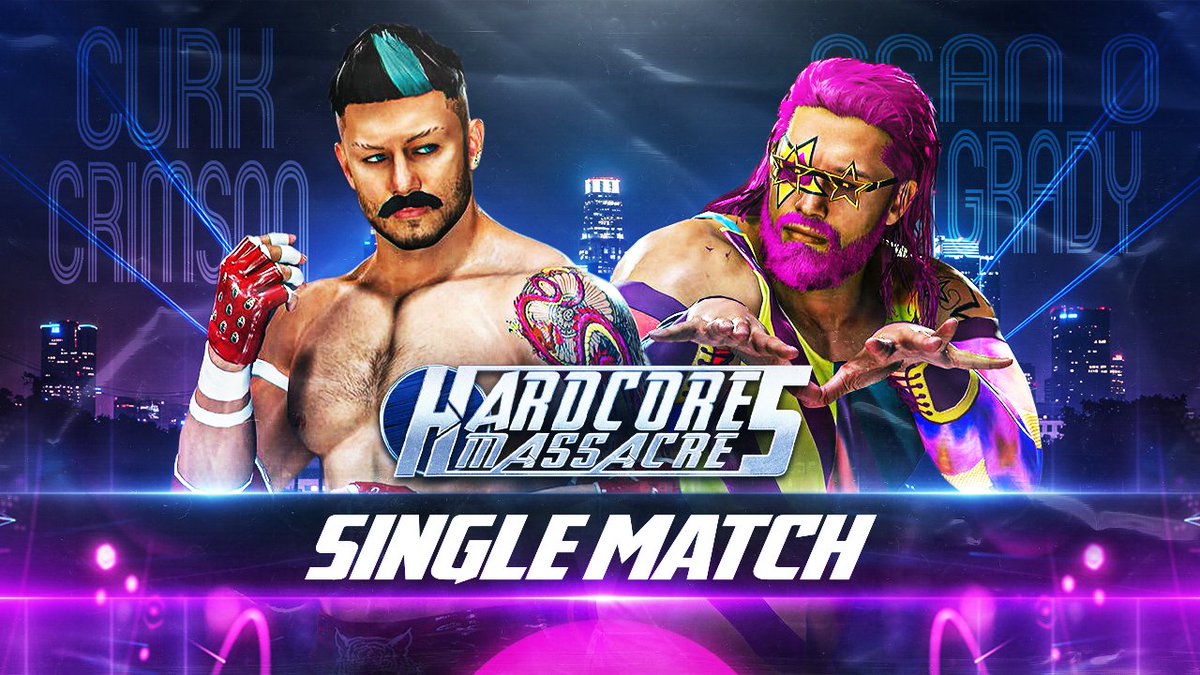 💀 Hardcore Massacre 5 – Part 2 💀

Part One saw Selene battle Shinku Hinata in one of the most terrifying matches in RHW history… but the chaos doesn’t stop there.

The Keeper of the 2K Timeline steps into battle with the Starman sean o grady while <a href="/CurkCrimson/">Grant Lee K.</a>  fights to keep