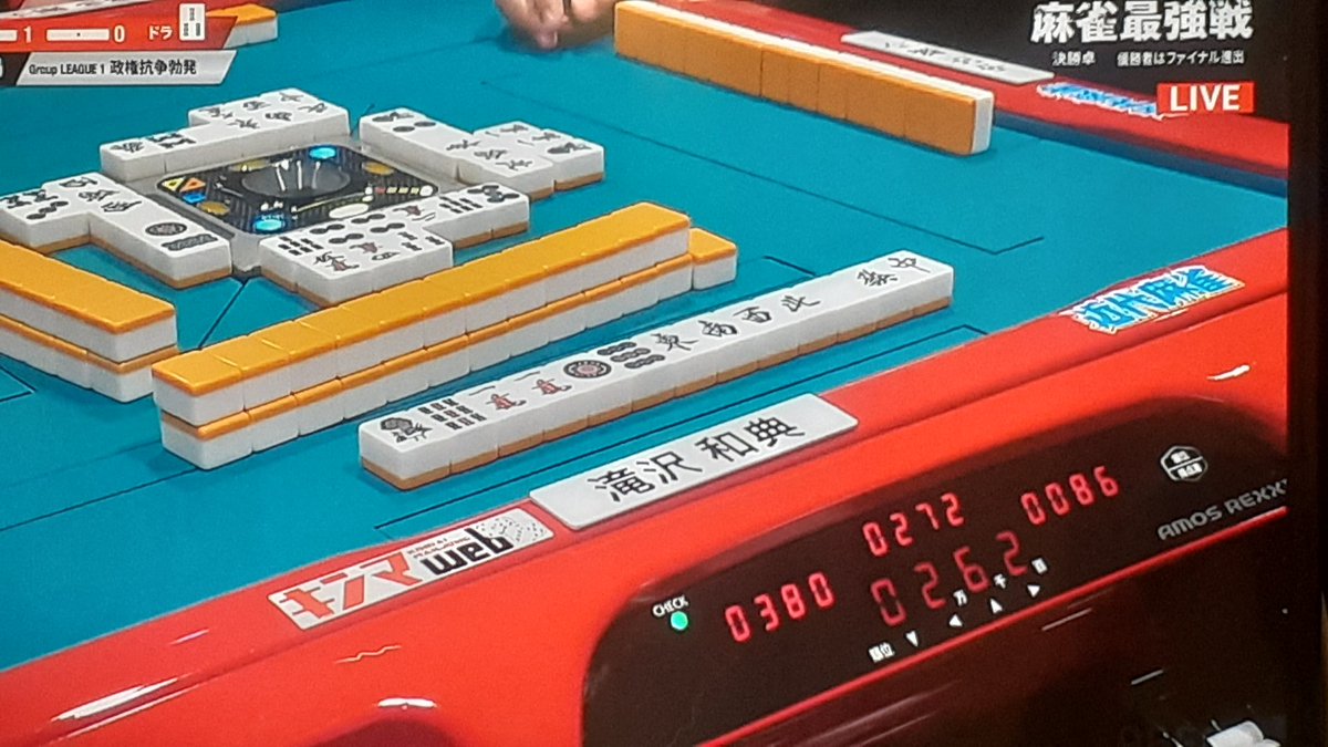 今年最初の麻雀最強戦2025🀄
スターがスターの上がりで勝ち上がり✨
決勝で親役満ってタッキー凄すぎ！
その前の局でトップ目内川プロのリーチにドラ切って断幺九聴牌入れて上がりきったのが秀逸やった✨

滝沢プロおめでとうございます👏🎉