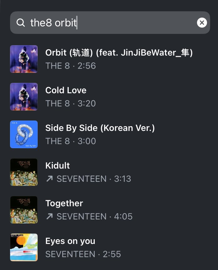eisalute's tweet photo. Update part 2; Thanks to everyone’s efforts, Orbit (轨道) (feat. JinJiBeWater_隼) is now back on Instagram, BUT the cover version still appears on several platforms. Please continue reporting this to HYBE Protect until it’s taken down and full credit is given to THE8 (Xu Minghao) https://t.co/Rmgv5FboJ0