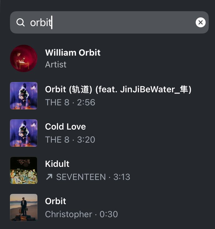 eisalute's tweet photo. Update part 2; Thanks to everyone’s efforts, Orbit (轨道) (feat. JinJiBeWater_隼) is now back on Instagram, BUT the cover version still appears on several platforms. Please continue reporting this to HYBE Protect until it’s taken down and full credit is given to THE8 (Xu Minghao) https://t.co/Rmgv5FboJ0